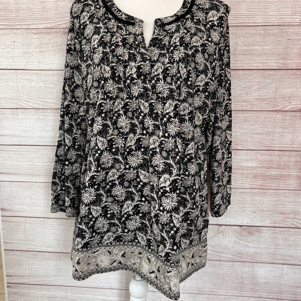 Lucky Brand top/ tunic/ boho in size Extra large in excellent condition
